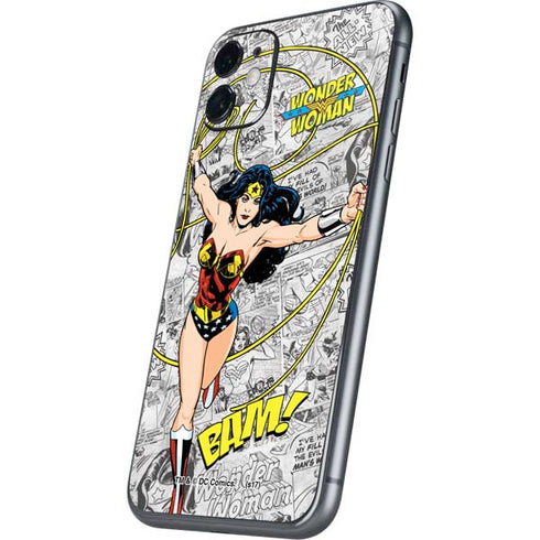 DC Comics Wonder Woman Classic Action Pose iPhone 11 Skin